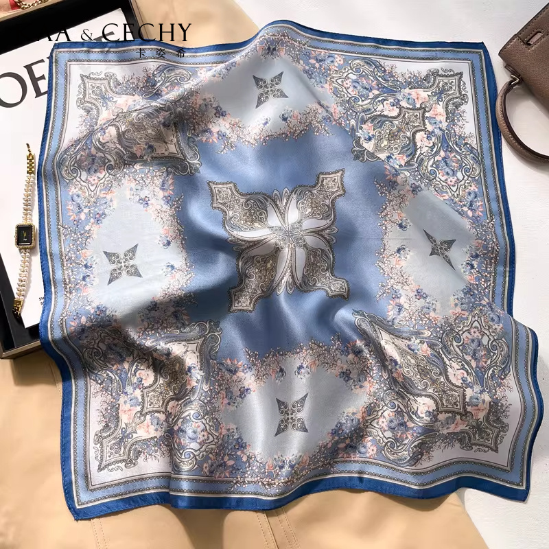 Шелковый платок-бандана 50 см  – обзор и цена Luxury Bags China